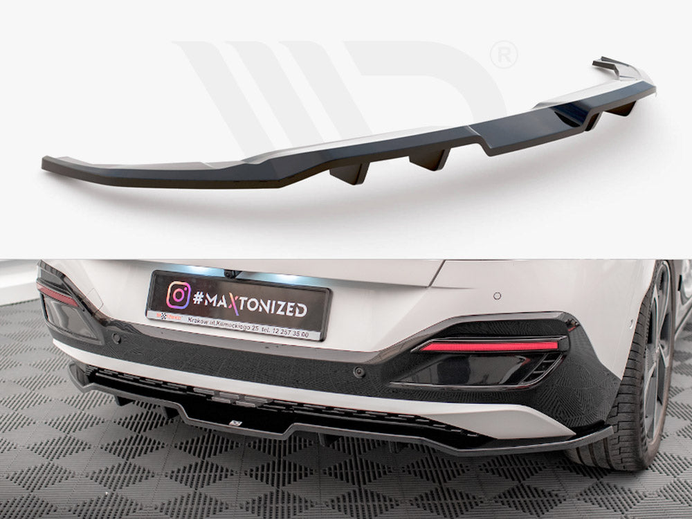 Maxton Design - Aftermarket  CENTRAL REAR SPLITTER (VERTICAL BARS) KIA EV6 GT-LINE MK1