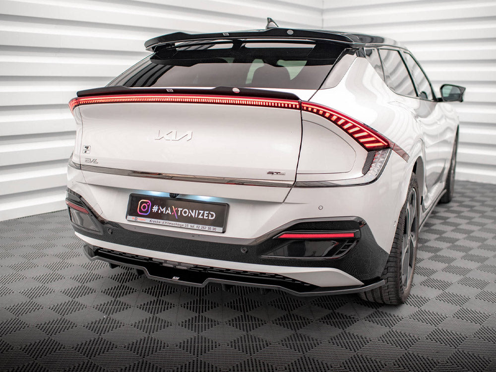 Maxton Design - Aftermarket  CENTRAL REAR SPLITTER (VERTICAL BARS) KIA EV6 GT-LINE MK1