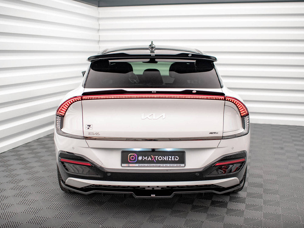 Maxton Design - Aftermarket  CENTRAL REAR SPLITTER (VERTICAL BARS) KIA EV6 GT-LINE MK1