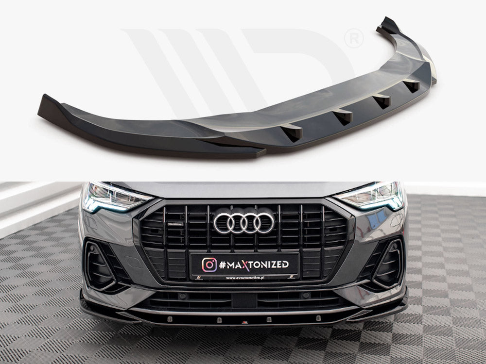 Maxton Design - Aftermarket  FRONT SPLITTER V.1 AUDI Q3 S-LINE F3