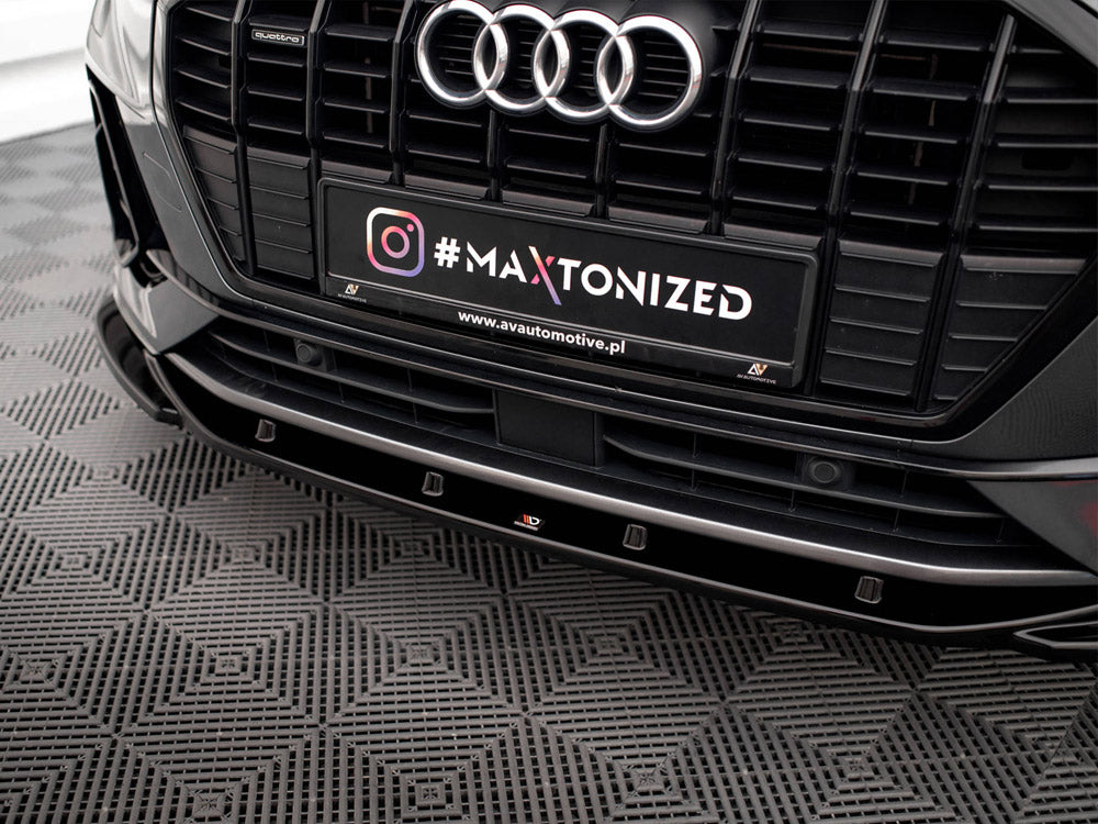 Maxton Design - Aftermarket  FRONT SPLITTER V.1 AUDI Q3 S-LINE F3