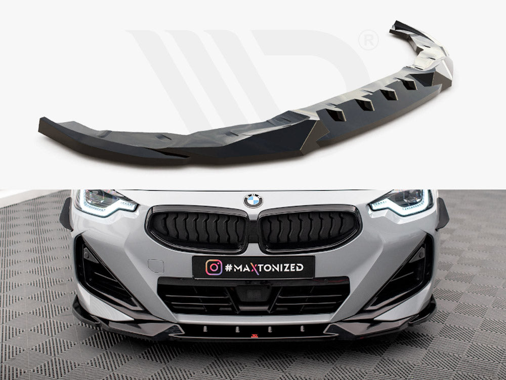 Maxton Design - Aftermarket  FRONT SPLITTER V.2 BMW 2 COUPE M-PACK / M240I G42