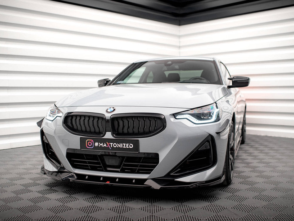 Maxton Design - Aftermarket  FRONT SPLITTER V.2 BMW 2 COUPE M-PACK / M240I G42