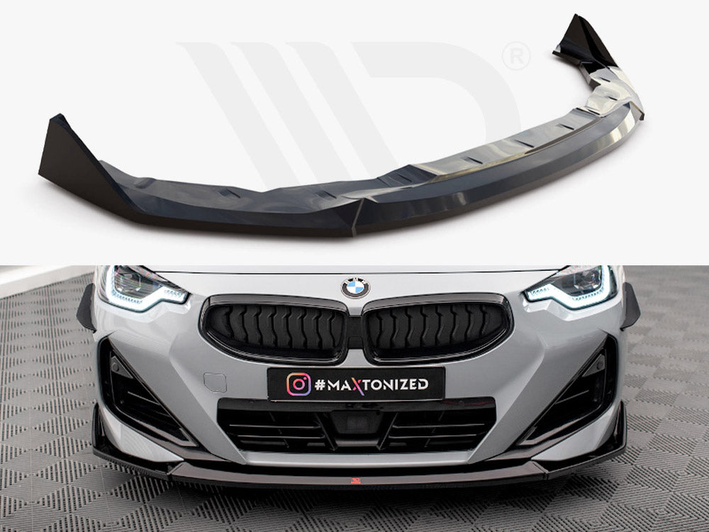Maxton Design - Aftermarket  FRONT SPLITTER V.3 BMW 2 COUPE M-PACK / M240I G42