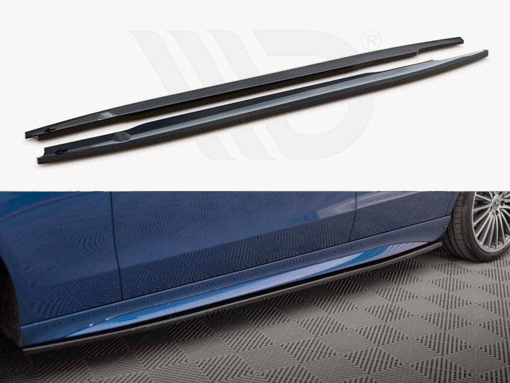 Maxton Design - Aftermarket  SIDE SKIRTS DIFFUSERS MERCEDES C AMG-LINE W206  / 43 AMG W206