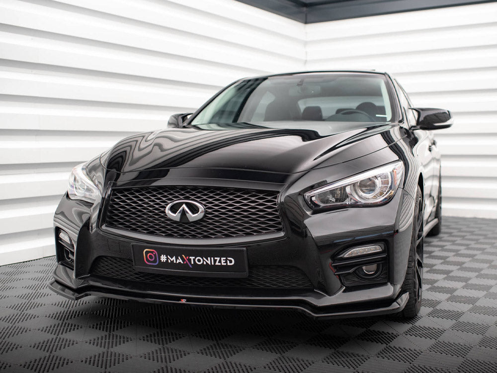 Maxton Design - Aftermarket  FRONT SPLITTER V.1 INFINITI Q50 S MK1
