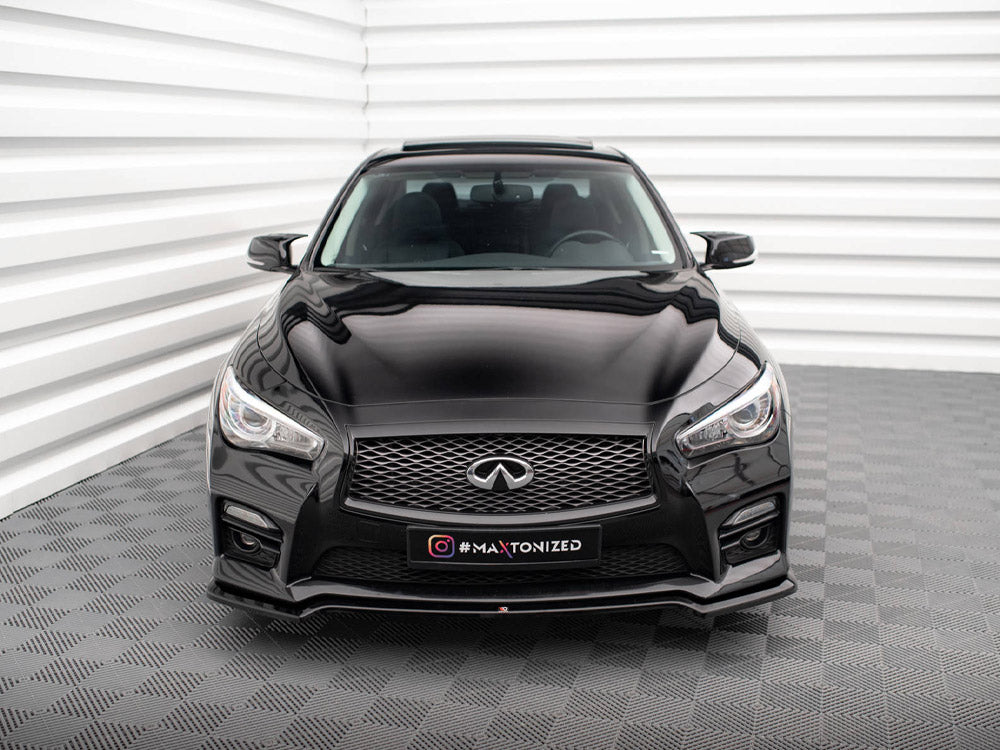 Maxton Design - Aftermarket  FRONT SPLITTER V.1 INFINITI Q50 S MK1