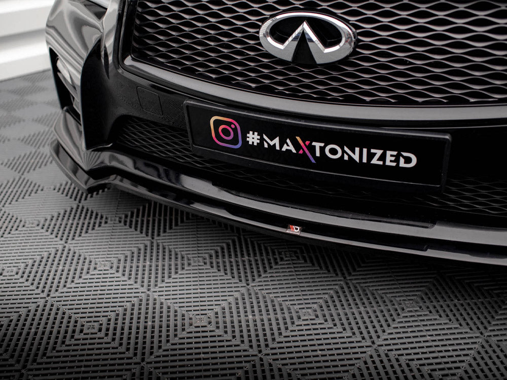 Maxton Design - Aftermarket  FRONT SPLITTER V.1 INFINITI Q50 S MK1
