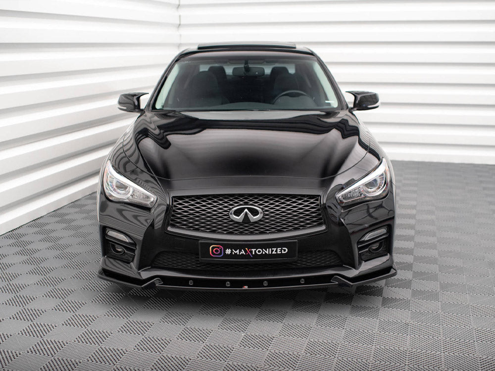 Maxton Design - Aftermarket  FRONT SPLITTER V.2 INFINITI Q50 S MK1
