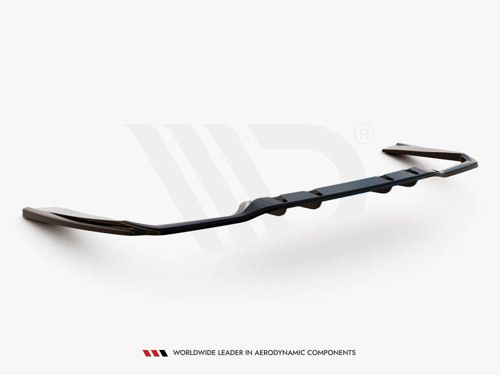 Maxton Design - Aftermarket Rear Splitter (Vertical Bars) Mercedes-AMG C43 Sedan / Estate W205 / S205 Facelift