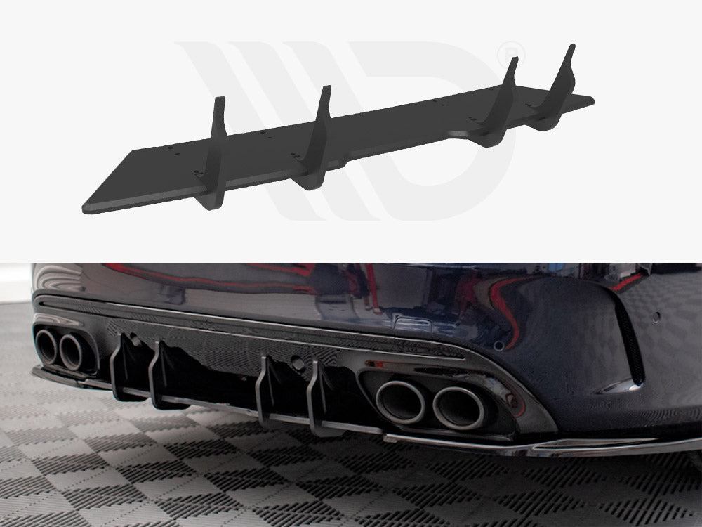 Maxton Design - Aftermarket  Street PRO Rear Diffuser Mercedes-AMG C43 Sedan / Estate W205 / S205 Facelift