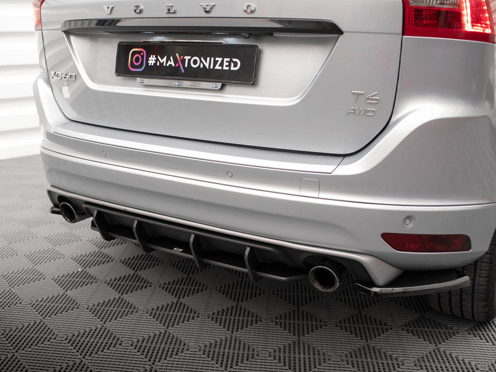 Maxton Design - Aftermarket  STREET PRO REAR DIFFUSER VOLVO XC60 R-DESIGN MK1 FACELIFT