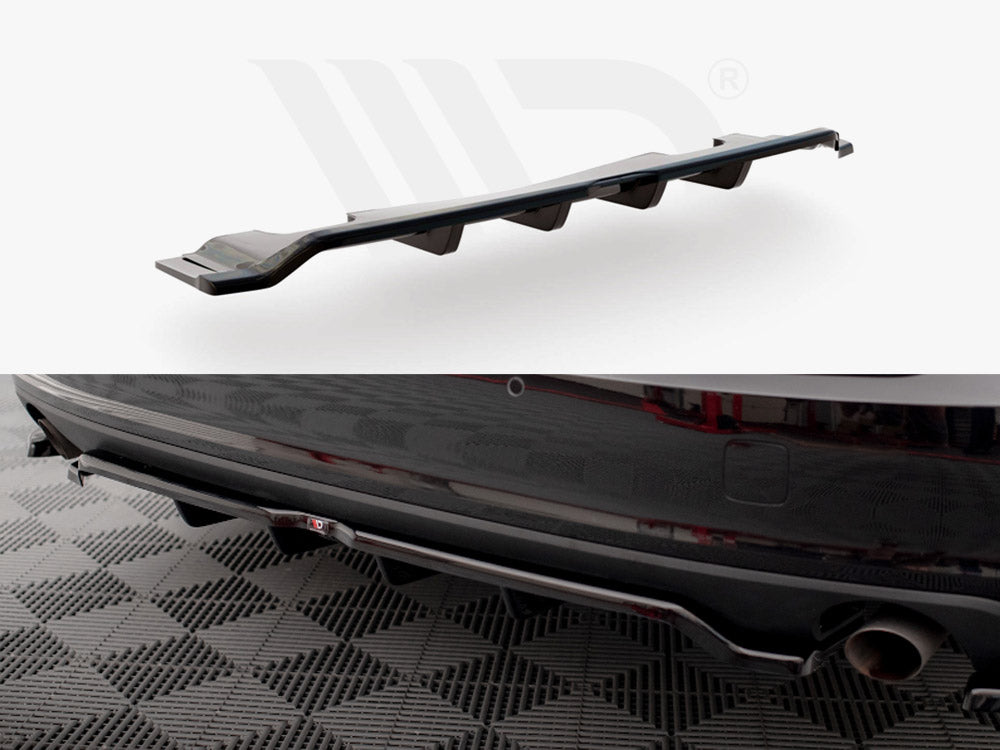 Maxton Design - Aftermarket  CENTRAL REAR SPLITTER V.2 (VERTICAL BARS) VOLVO V90 MK2