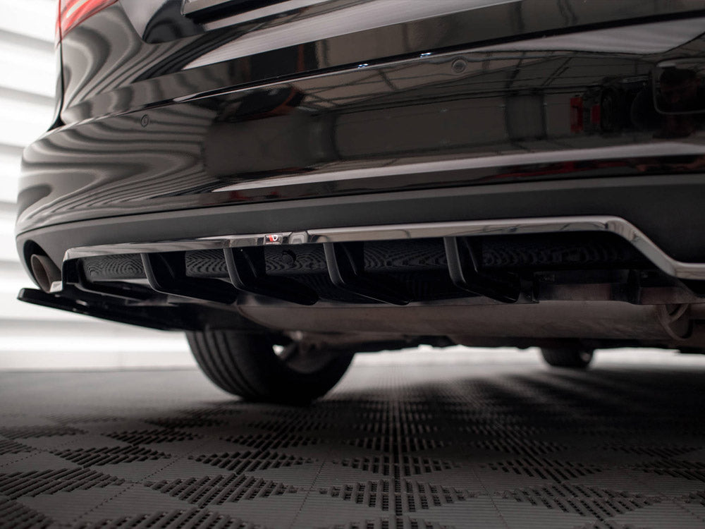 Maxton Design - Aftermarket  CENTRAL REAR SPLITTER V.2 (VERTICAL BARS) VOLVO V90 MK2