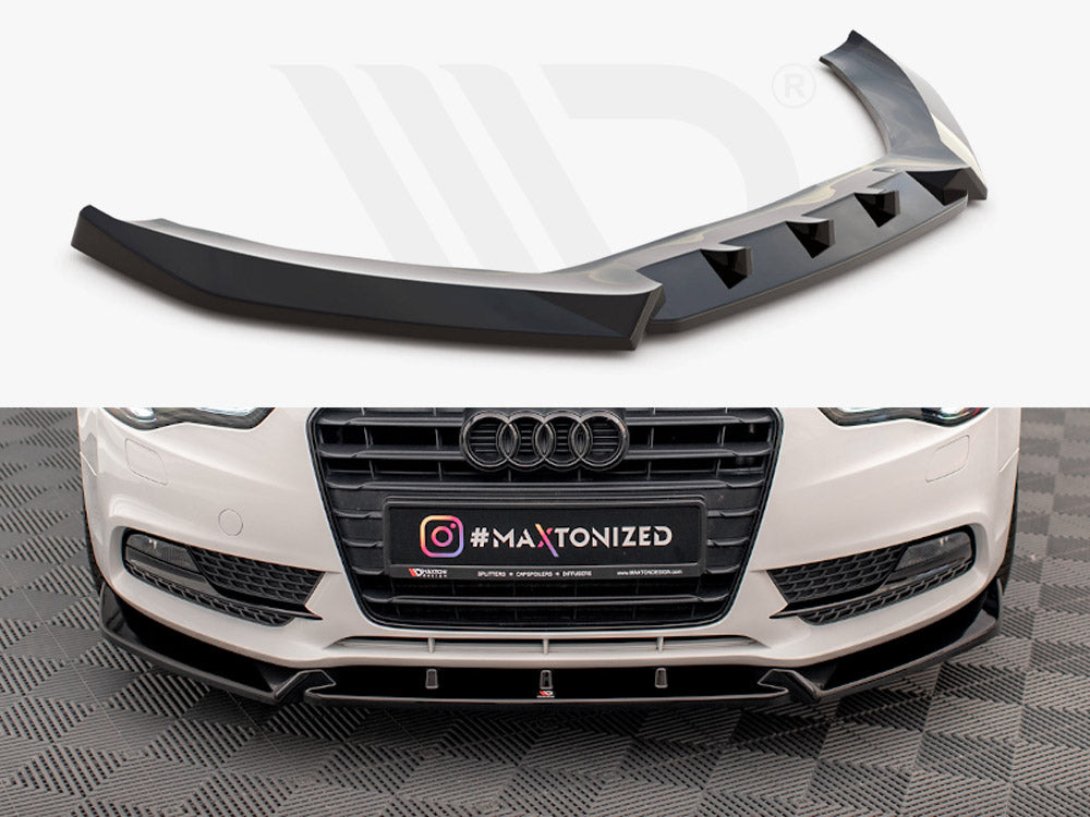 Maxton Design - Aftermarket  FRONT SPLITTER V.1 AUDI A5 COUPE / SPORTBACK 8T FACELIFT
