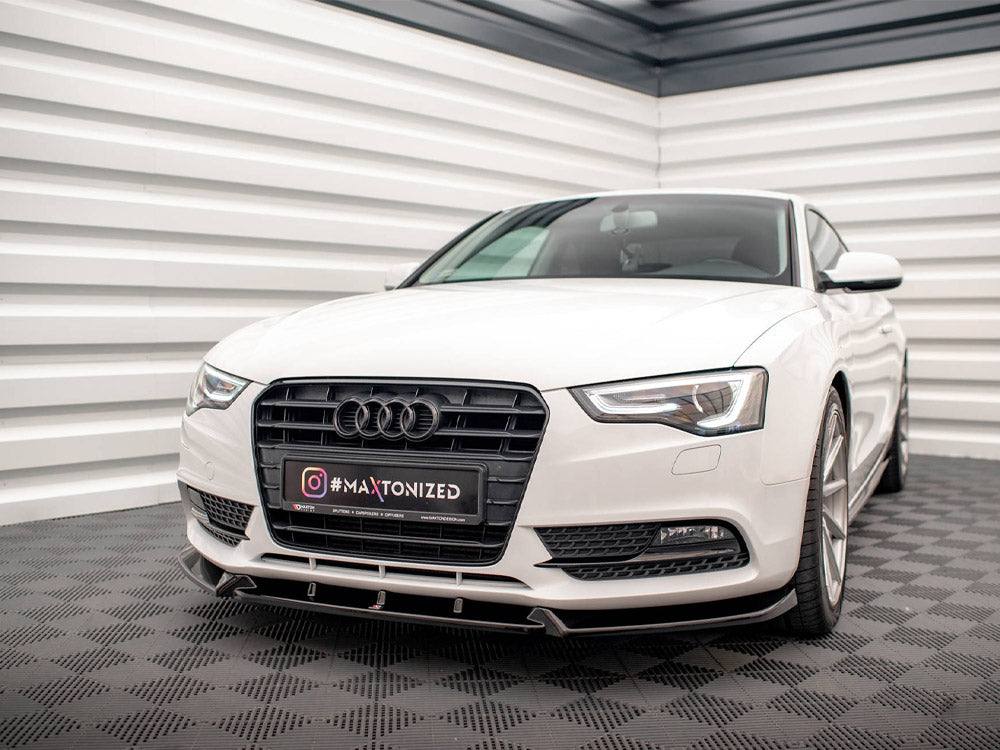 Maxton Design - Aftermarket  FRONT SPLITTER V.1 AUDI A5 COUPE / SPORTBACK 8T FACELIFT