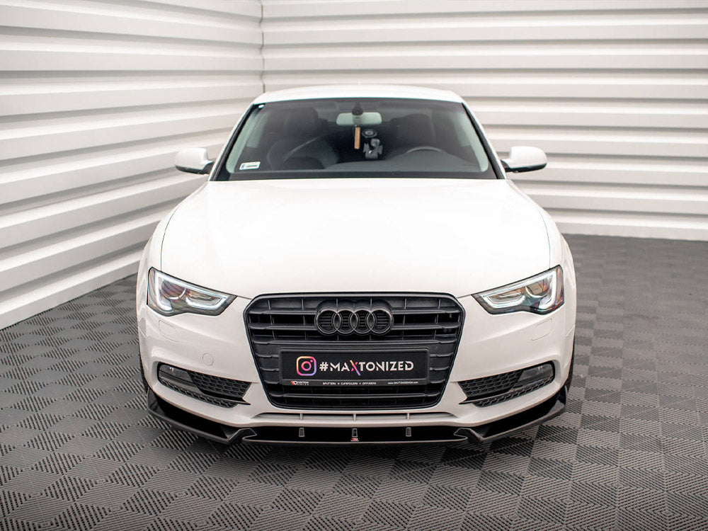 Maxton Design - Aftermarket  FRONT SPLITTER V.1 AUDI A5 COUPE / SPORTBACK 8T FACELIFT