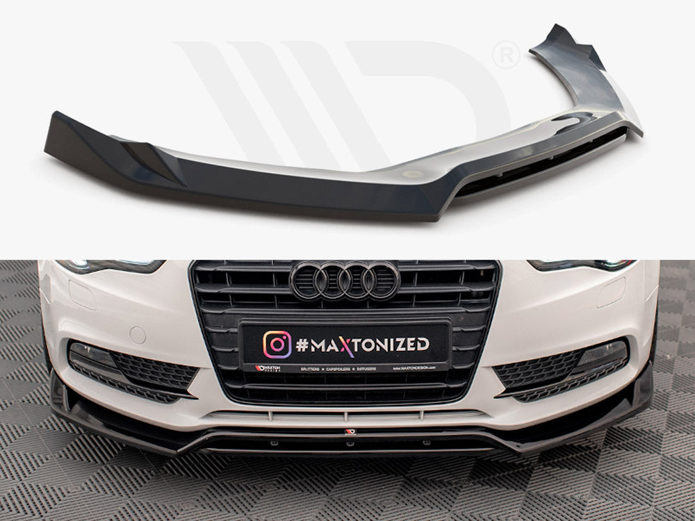 Maxton Design - Aftermarket  FRONT SPLITTER V.2 AUDI A5 COUPE / SPORTBACK 8T FACELIFT