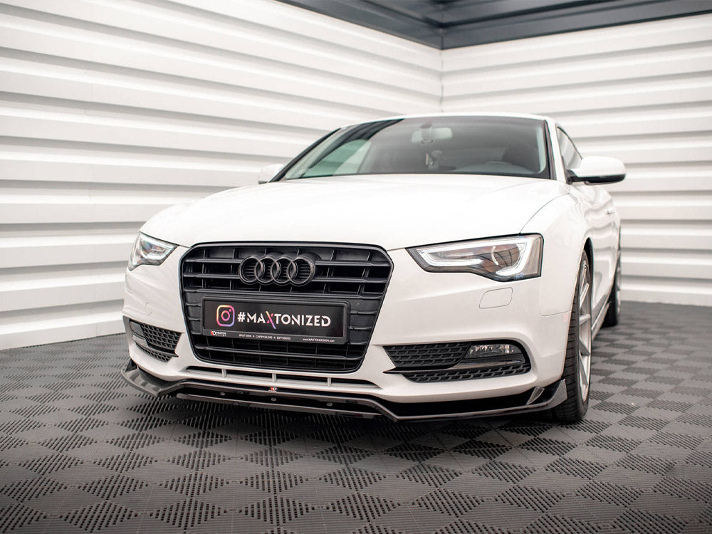 Maxton Design - Aftermarket  FRONT SPLITTER V.2 AUDI A5 COUPE / SPORTBACK 8T FACELIFT