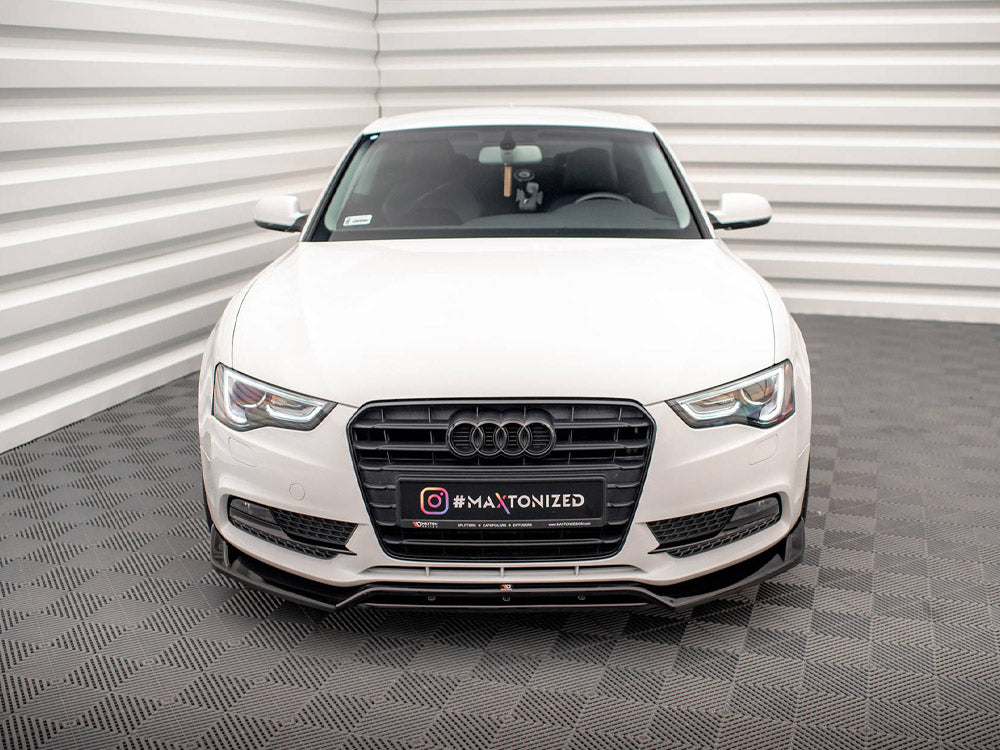 Maxton Design - Aftermarket  FRONT SPLITTER V.2 AUDI A5 COUPE / SPORTBACK 8T FACELIFT