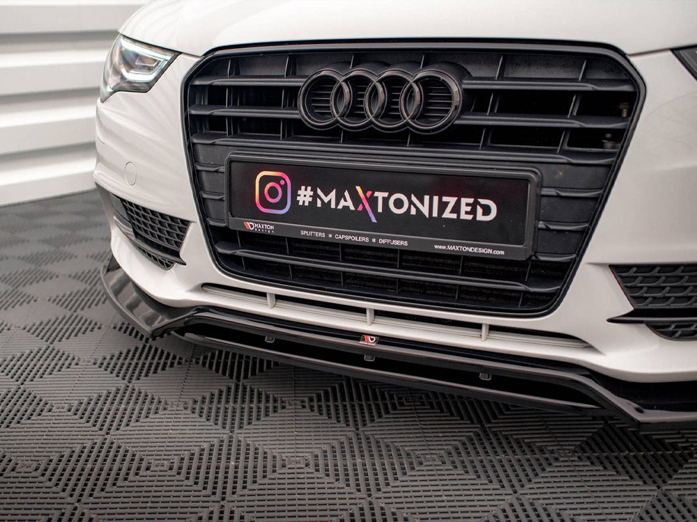 Maxton Design - Aftermarket  FRONT SPLITTER V.2 AUDI A5 COUPE / SPORTBACK 8T FACELIFT