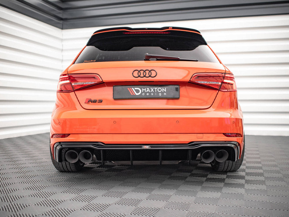 Maxton Design - Aftermarket  Rear Valance + Milltek Sport Resonated Exhaust Audi RS3 Sportback 8V Facelift