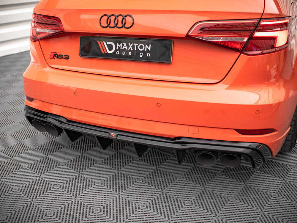 Maxton Design - Aftermarket  Rear Valance + Milltek Sport Resonated Exhaust Audi RS3 Sportback 8V Facelift