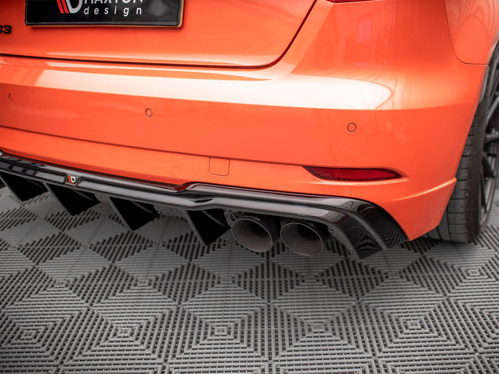Maxton Design - Aftermarket  Rear Valance + Milltek Sport Resonated Exhaust Audi RS3 Sportback 8V Facelift
