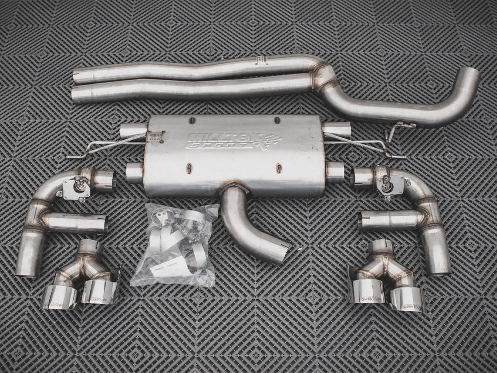 Maxton Design - Aftermarket  Rear Valance + Milltek Sport Resonated Exhaust Audi RS3 Sportback 8V Facelift