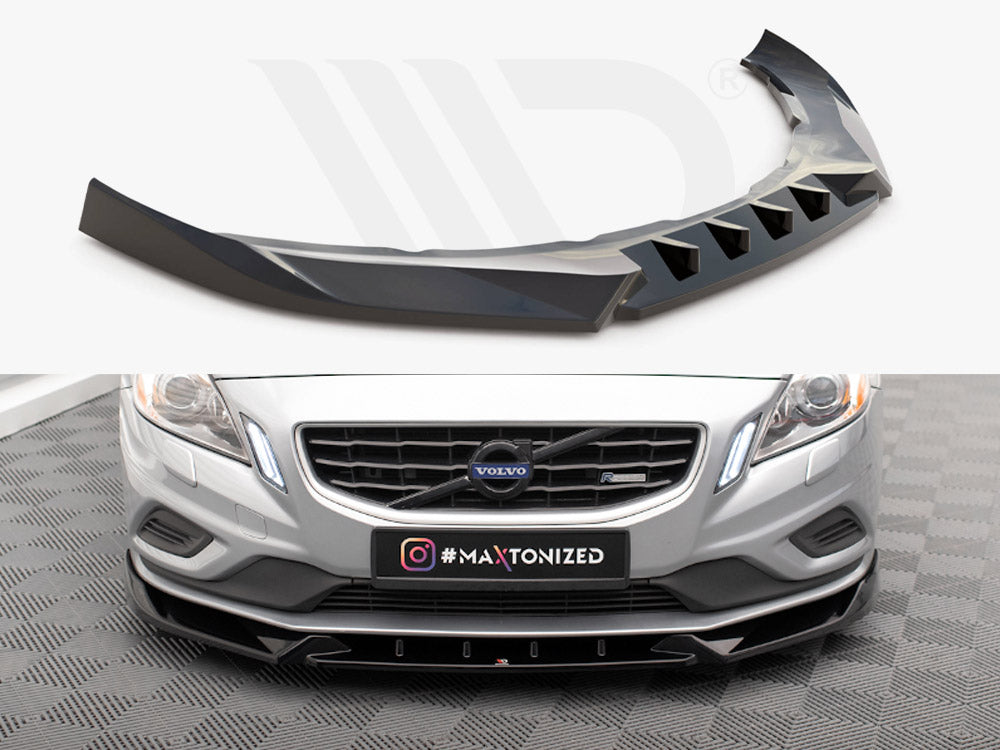 Maxton Design - Aftermarket  FRONT SPLITTER FRONT SPLITTER V.1 VOLVO S60 R-DESIGN MK2