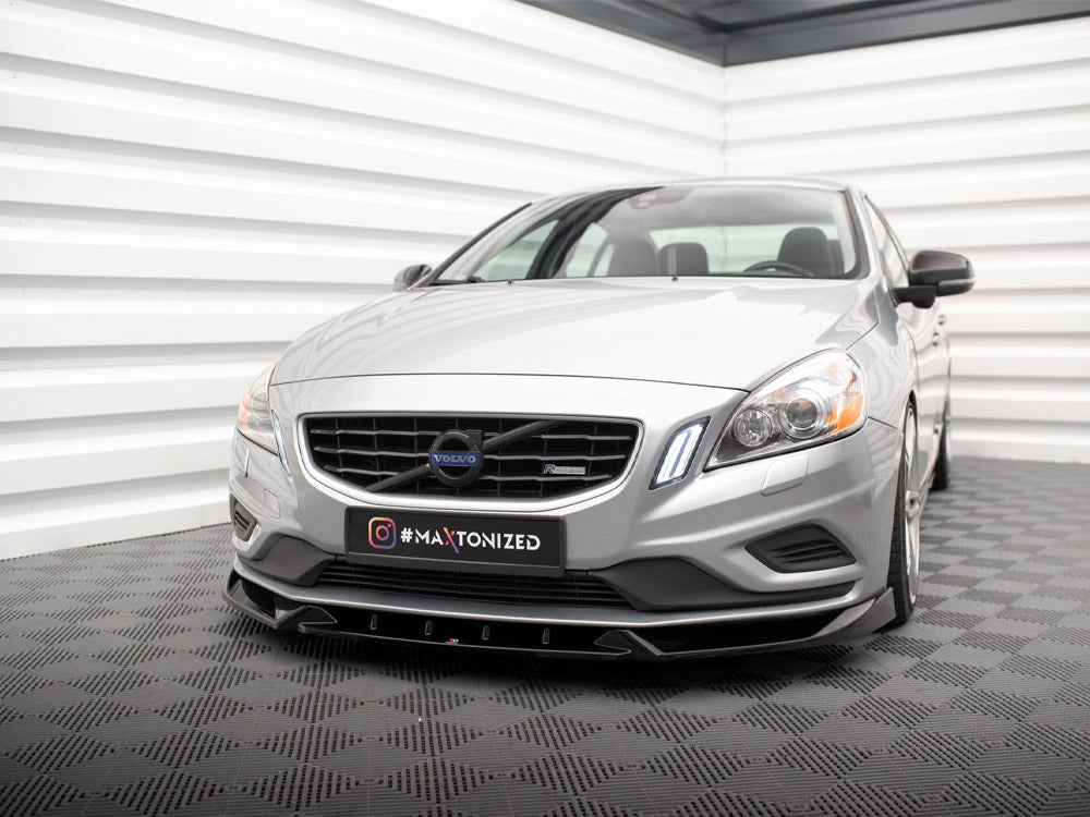 Maxton Design - Aftermarket  FRONT SPLITTER FRONT SPLITTER V.1 VOLVO S60 R-DESIGN MK2