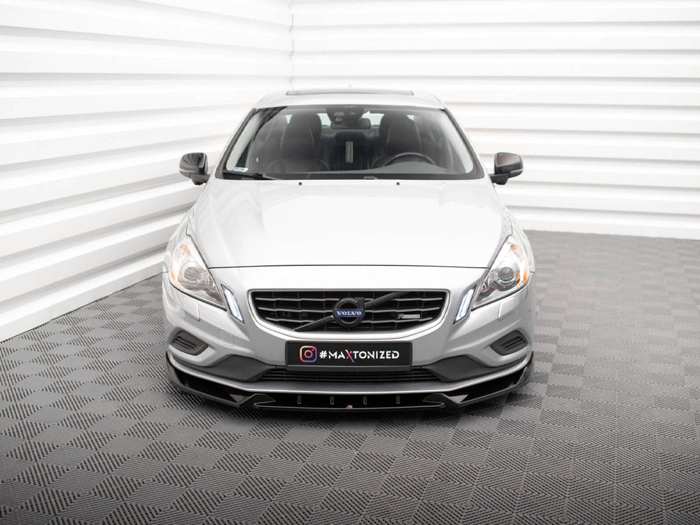 Maxton Design - Aftermarket  FRONT SPLITTER FRONT SPLITTER V.1 VOLVO S60 R-DESIGN MK2