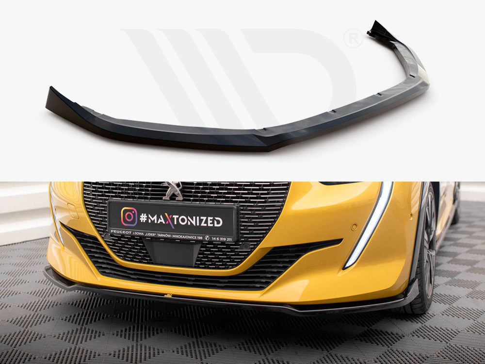 Maxton Design - Aftermarket  FRONT SPLITTER V.2 PEUGEOT 208 GT MK2