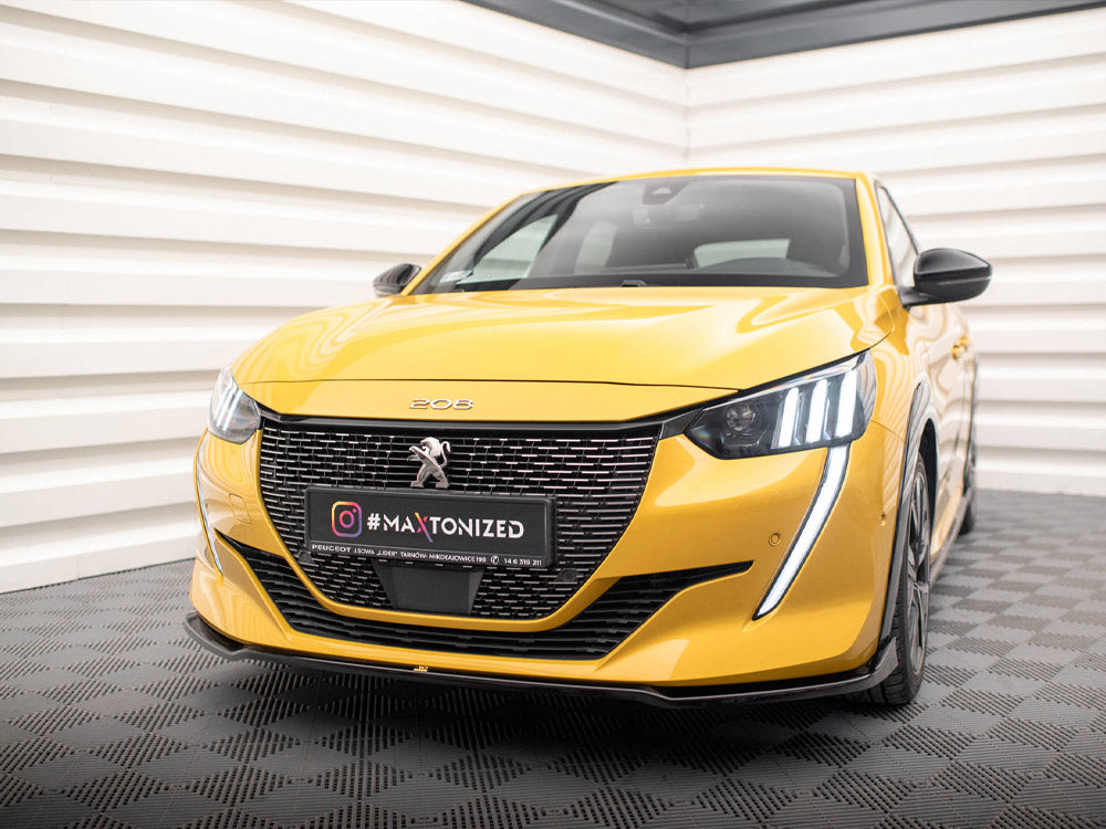 Maxton Design - Aftermarket  FRONT SPLITTER V.2 PEUGEOT 208 GT MK2