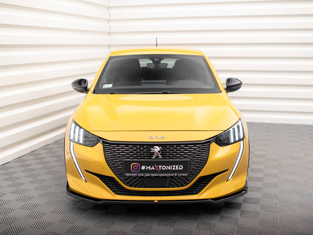 Maxton Design - Aftermarket  FRONT SPLITTER V.2 PEUGEOT 208 GT MK2