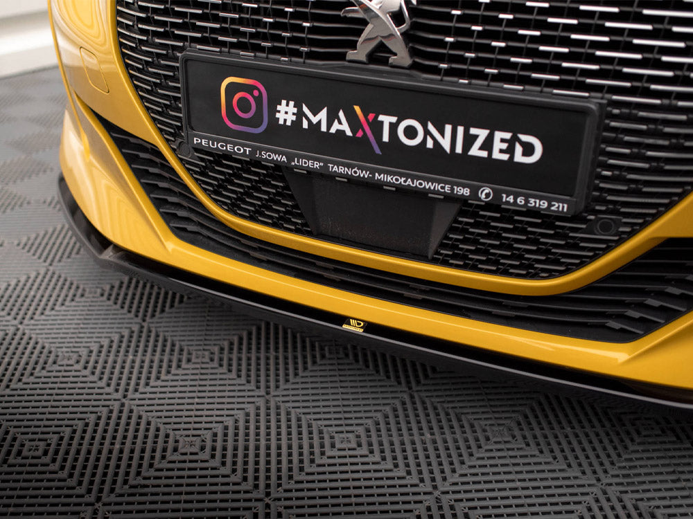 Maxton Design - Aftermarket  FRONT SPLITTER V.2 PEUGEOT 208 GT MK2