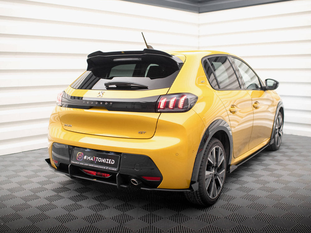 Maxton Design - Aftermarket  STREET PRO REAR VALANCE + FLAPS PEUGEOT 208 GT MK2