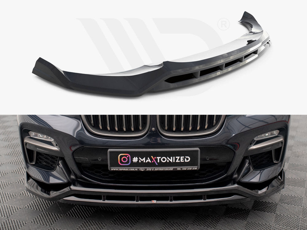 Maxton Design - Aftermarket  FRONT SPLITTER V.2 BMW X4 M-PACK G02