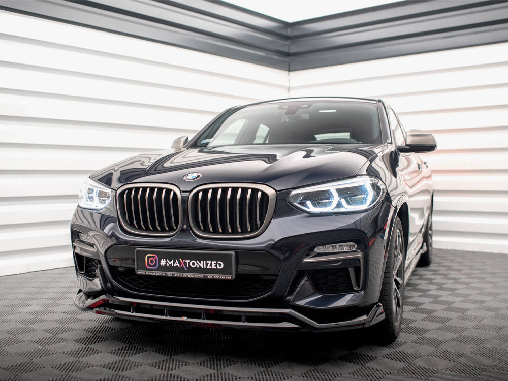 Maxton Design - Aftermarket  FRONT SPLITTER V.2 BMW X4 M-PACK G02