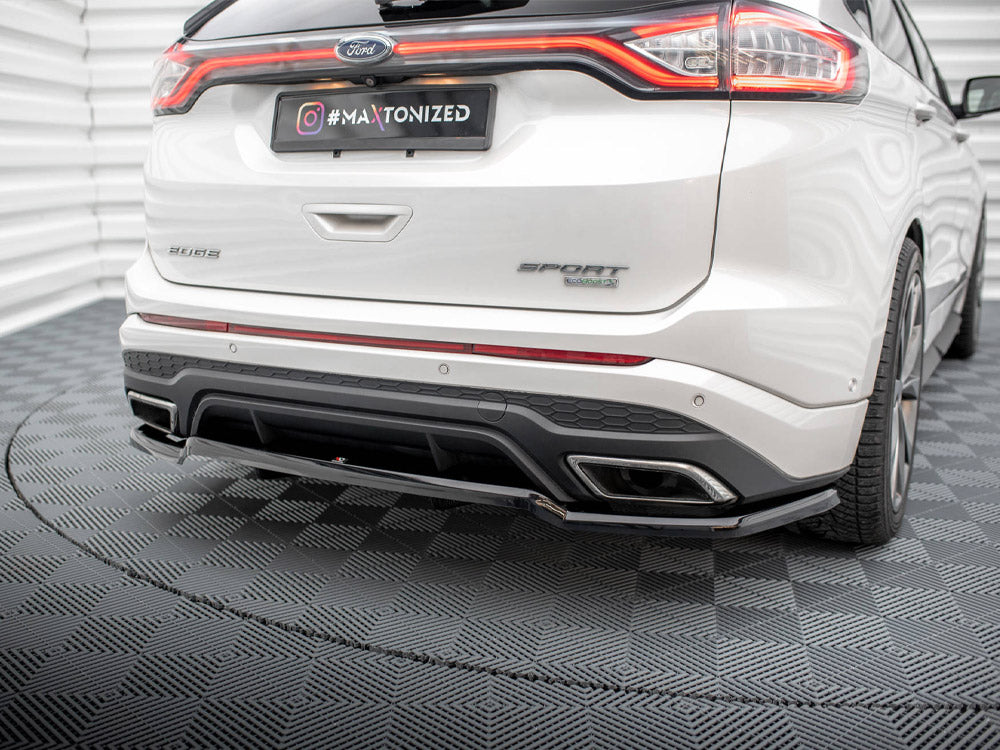 Maxton Design - Aftermarket  CENTRAL REAR SPLITTER (VERTICAL BARS) FORD EDGE SPORT MK2