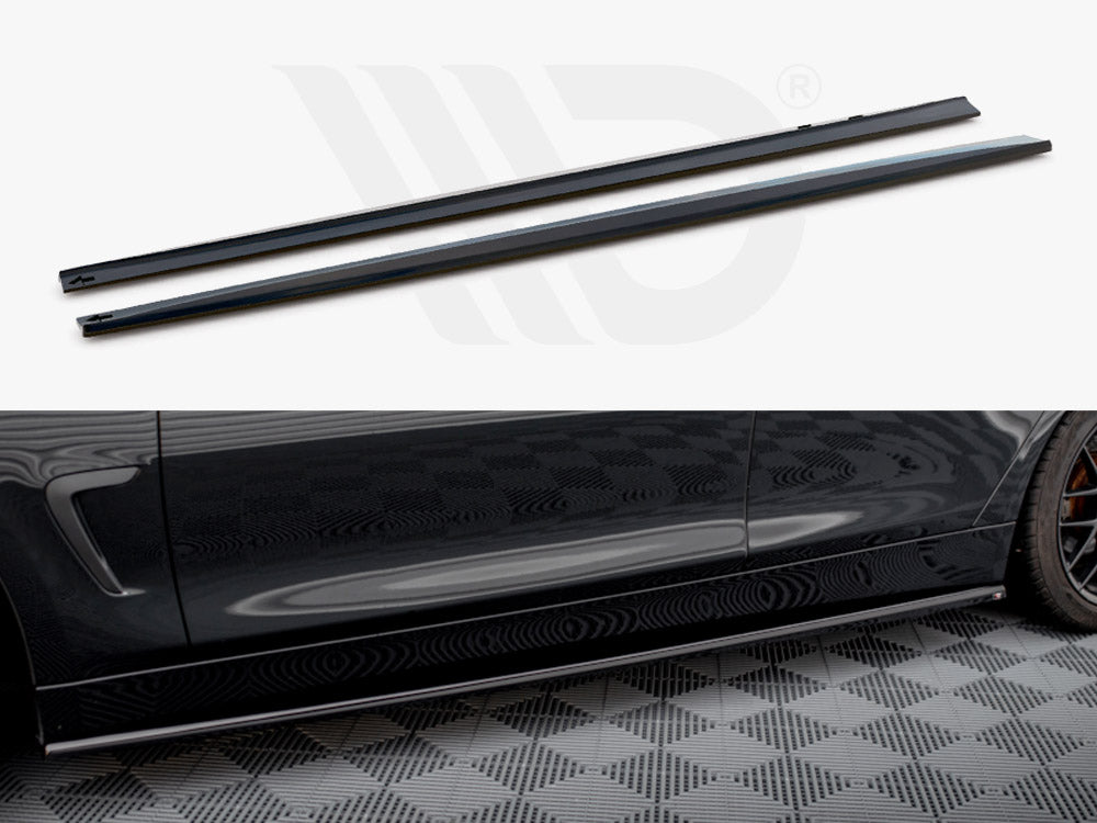 Maxton Design - Aftermarket  Side Skirts Diffusers BMW 4 Coupe / Gran Coupe / Cabrio F32 / F36 / F33