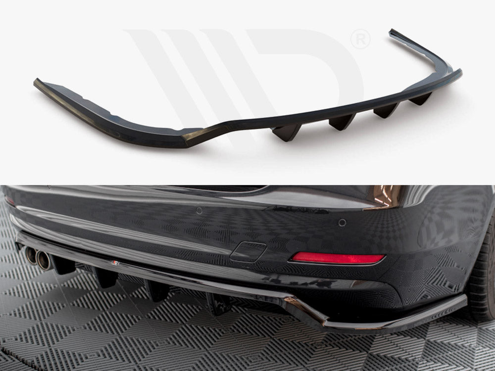 Maxton Design - Aftermarket  CENTRAL REAR SPLITTER (VERTICAL BARS) BMW 4 GRAN COUPE F36