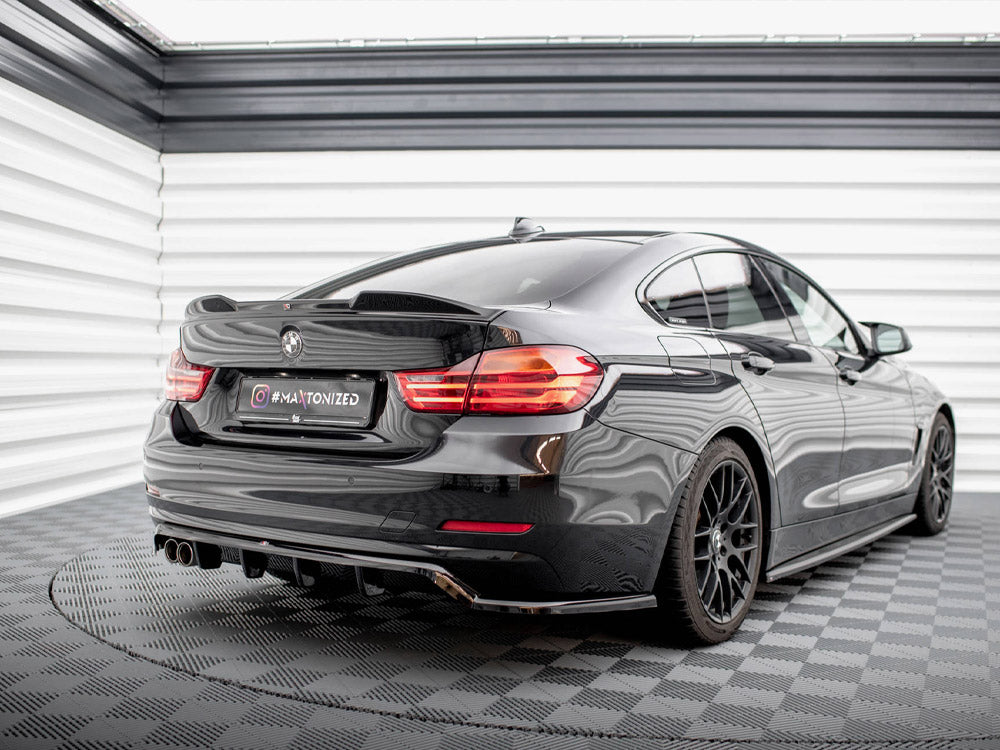 Maxton Design - Aftermarket  CENTRAL REAR SPLITTER (VERTICAL BARS) BMW 4 GRAN COUPE F36