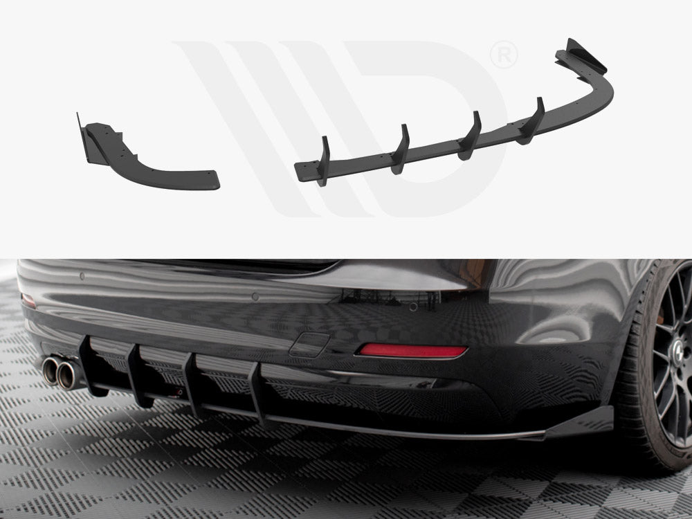 Maxton Design - Aftermarket  STREET PRO REAR DIFFUSER + FLAPS BMW 4 GRAN COUPE F36