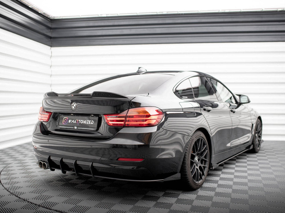 Maxton Design - Aftermarket  STREET PRO REAR DIFFUSER + FLAPS BMW 4 GRAN COUPE F36