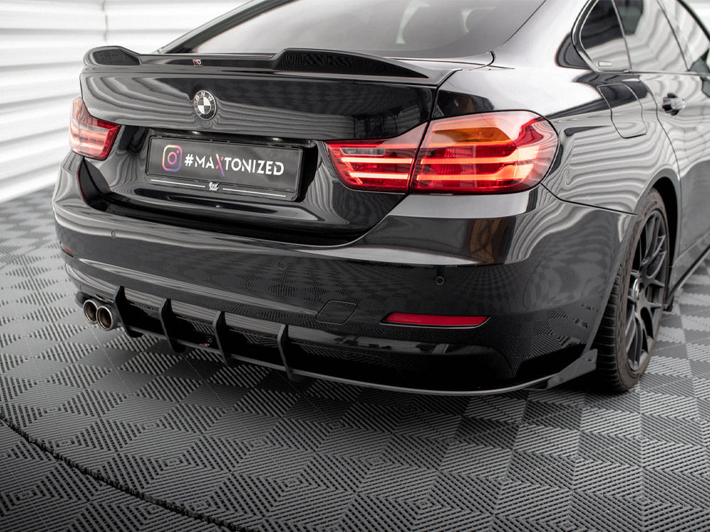 Maxton Design - Aftermarket  STREET PRO REAR DIFFUSER + FLAPS BMW 4 GRAN COUPE F36
