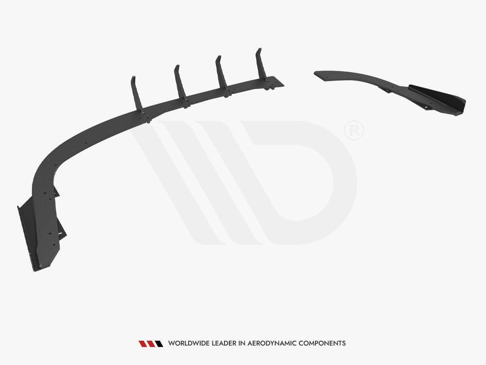 Maxton Design - Aftermarket  STREET PRO REAR DIFFUSER + FLAPS BMW 4 GRAN COUPE F36