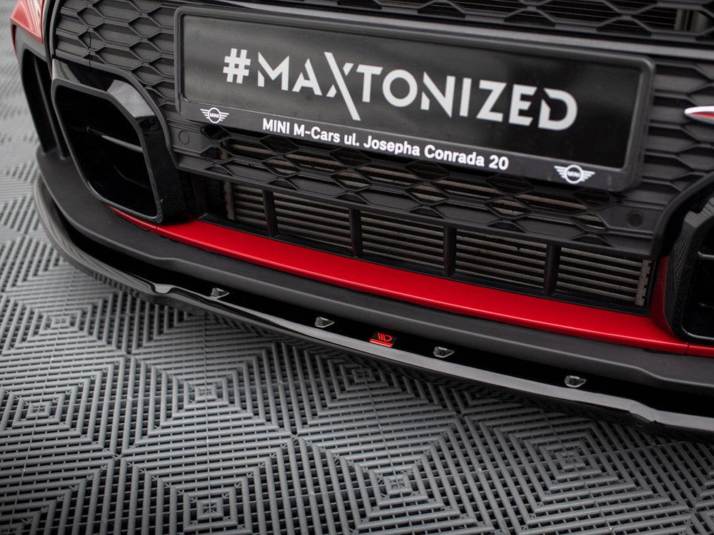Maxton Design - Aftermarket  FRONT SPLITTER V.1 MINI COOPER S JOHN COOPER WORKS F55 FACELIFT