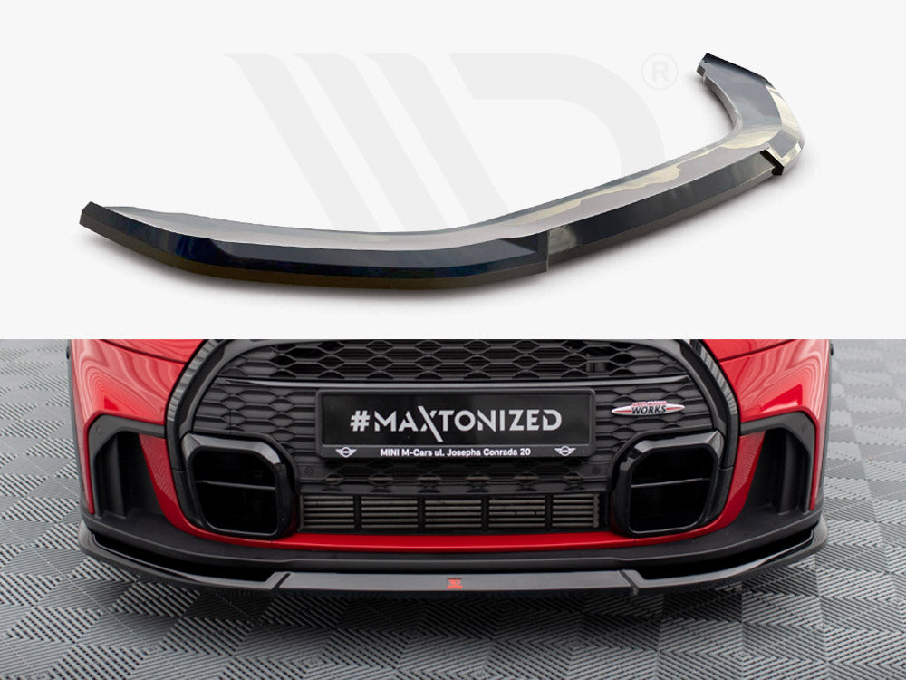 Maxton Design - Aftermarket  FRONT SPLITTER V.2 MINI COOPER S JOHN COOPER WORKS F55 FACELIFT