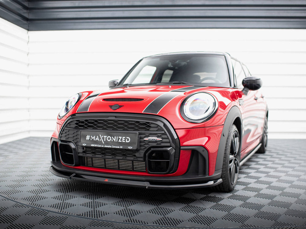 Maxton Design - Aftermarket  FRONT SPLITTER V.2 MINI COOPER S JOHN COOPER WORKS F55 FACELIFT